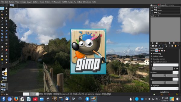画像編集ソフト　GIMP（ギンプ）
